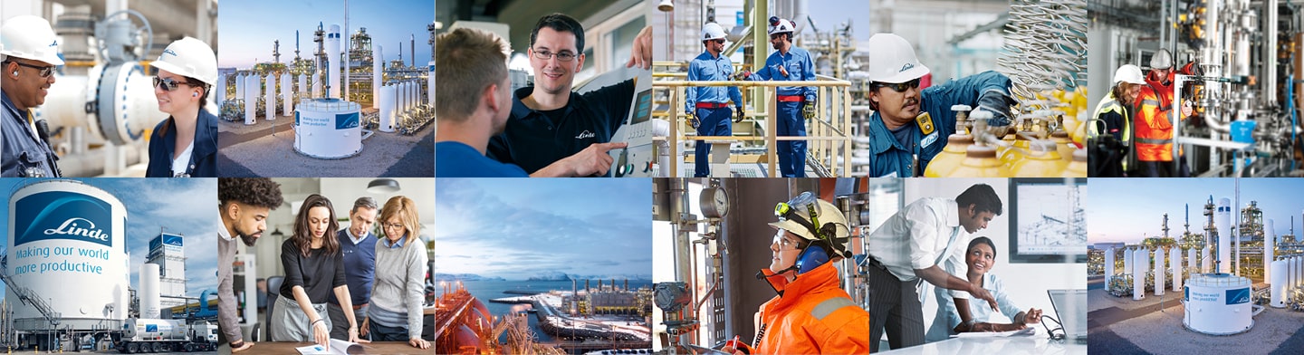 Linde Gas - image collage